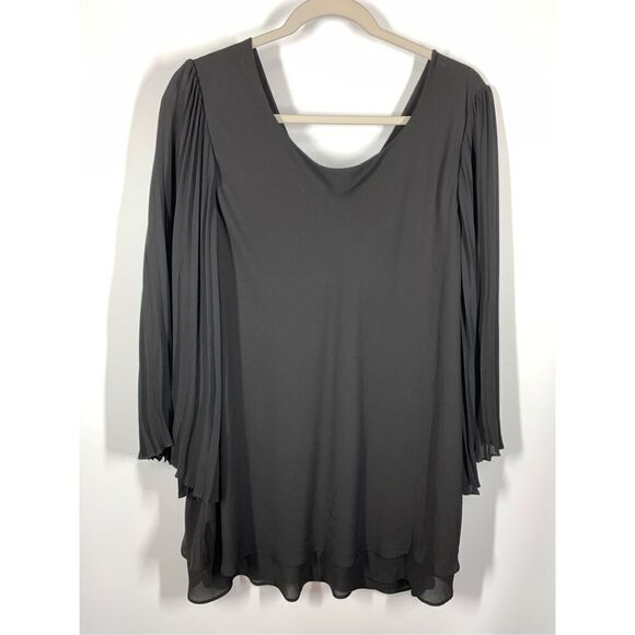 Laurie Felt Women's Long Sleeve V-Neck Pullover Pleated Blouse Size 1X - Picture 6 of 7